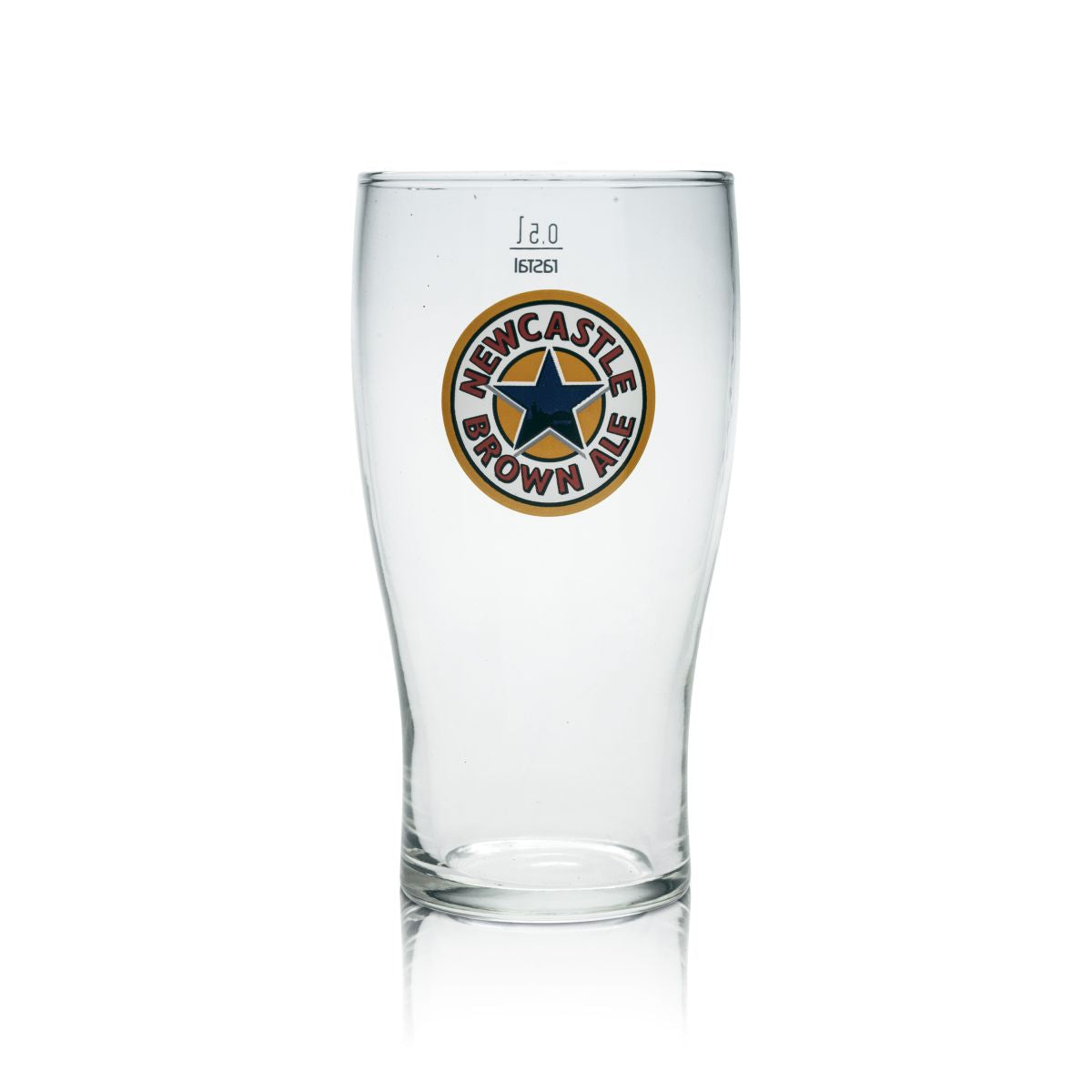 6 bicchieri da birra Newcastle Brown Ale da 0,5 l, bicchieri da birra, bicchieri da birra da birrificio, calibrati – Vista 2