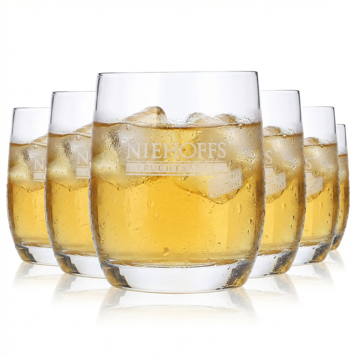 6 bicchieri da succo Niehoffs Bicchieri da succo di frutta Bicchieri tumbler Bicchieri da succo piccoli