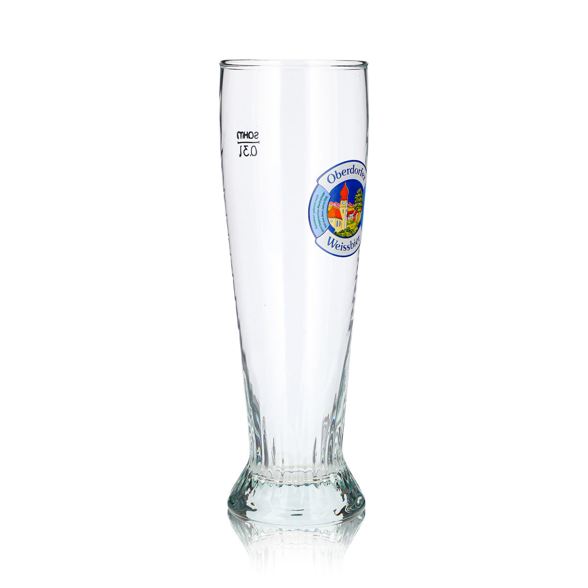6 bicchieri da birra Oberdorfer da 0,3 l con motivo a rilievo "Weissbier Sahm" (set da 6) – Vista 4