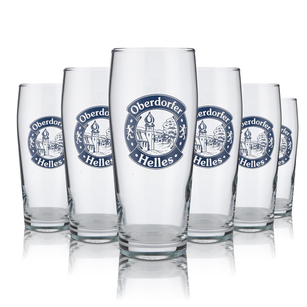 6 bicchieri Oberdorfer Glas 0,5 l birra chiara Willi Set di bicchieri Birrificio Gastronomia