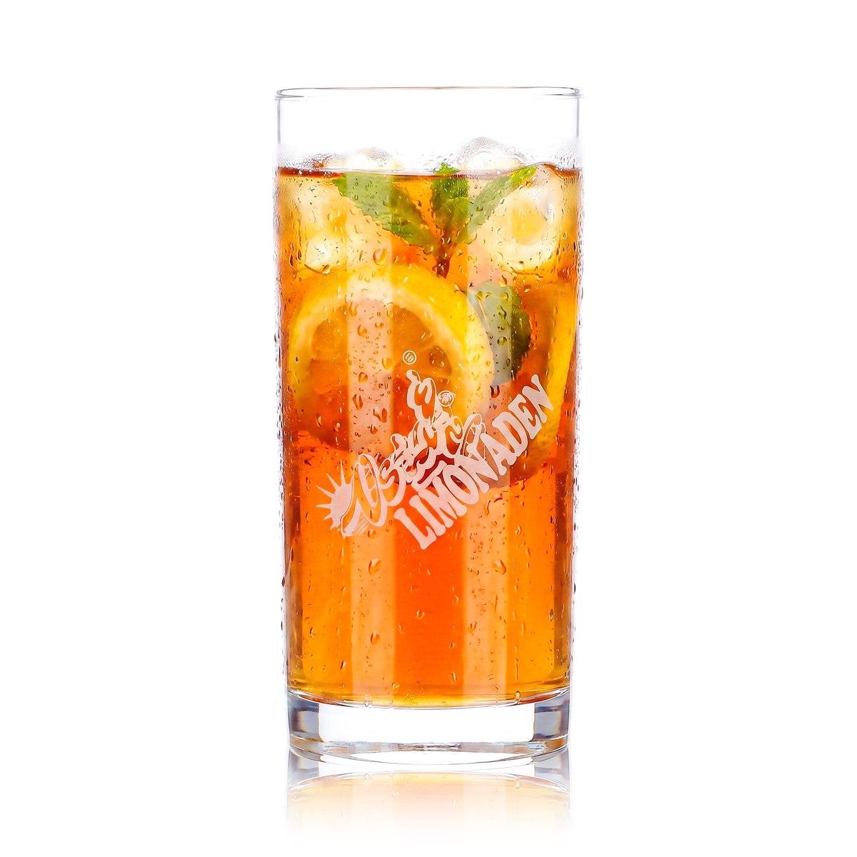 6 bicchieri per succo Osta da 0,2 l con logo bianco “Osta Limonaden” – Vista 2