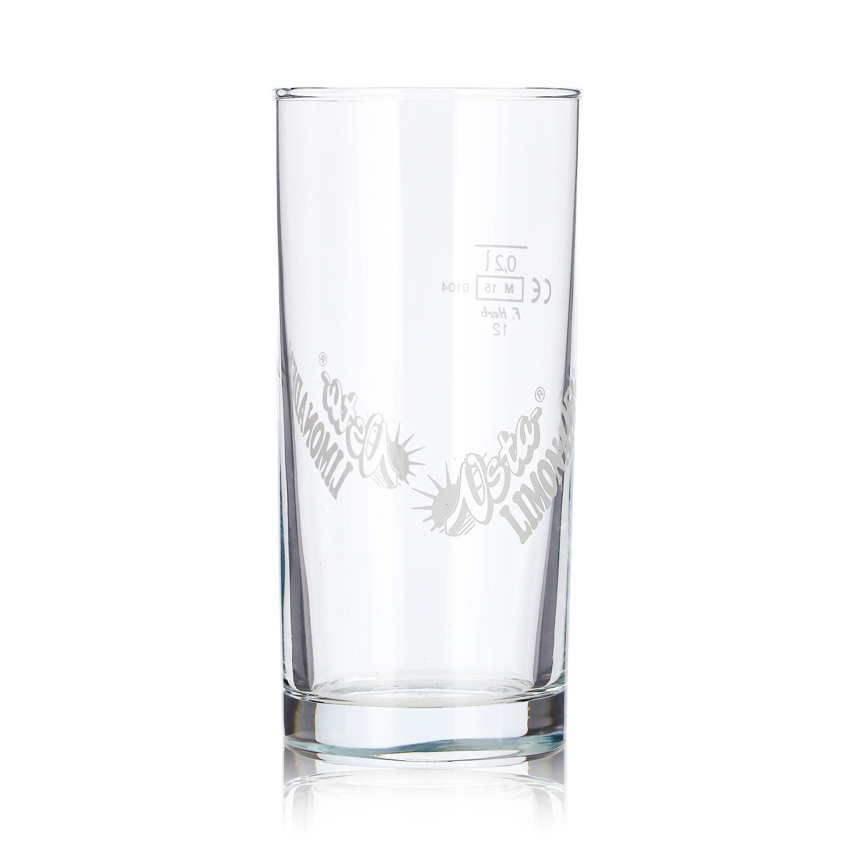 6 bicchieri per succo Osta da 0,2 l con logo bianco “Osta Limonaden” – Vista 4