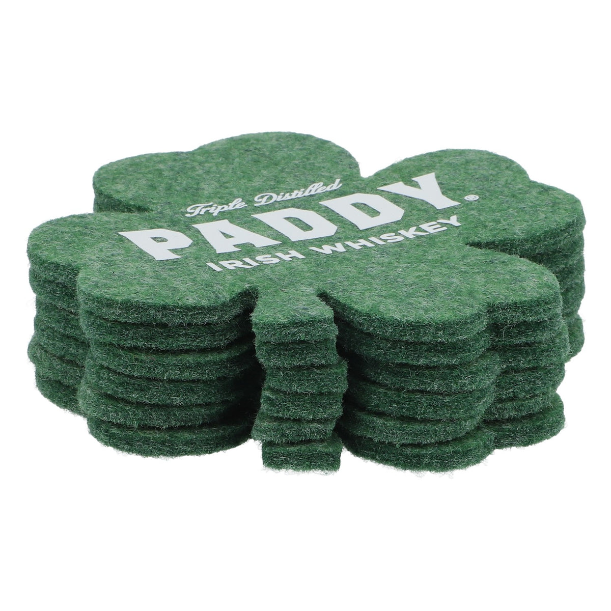 6x sottobicchieri Paddy Whisky Sottobicchieri in feltro a forma di trifoglio Verde
