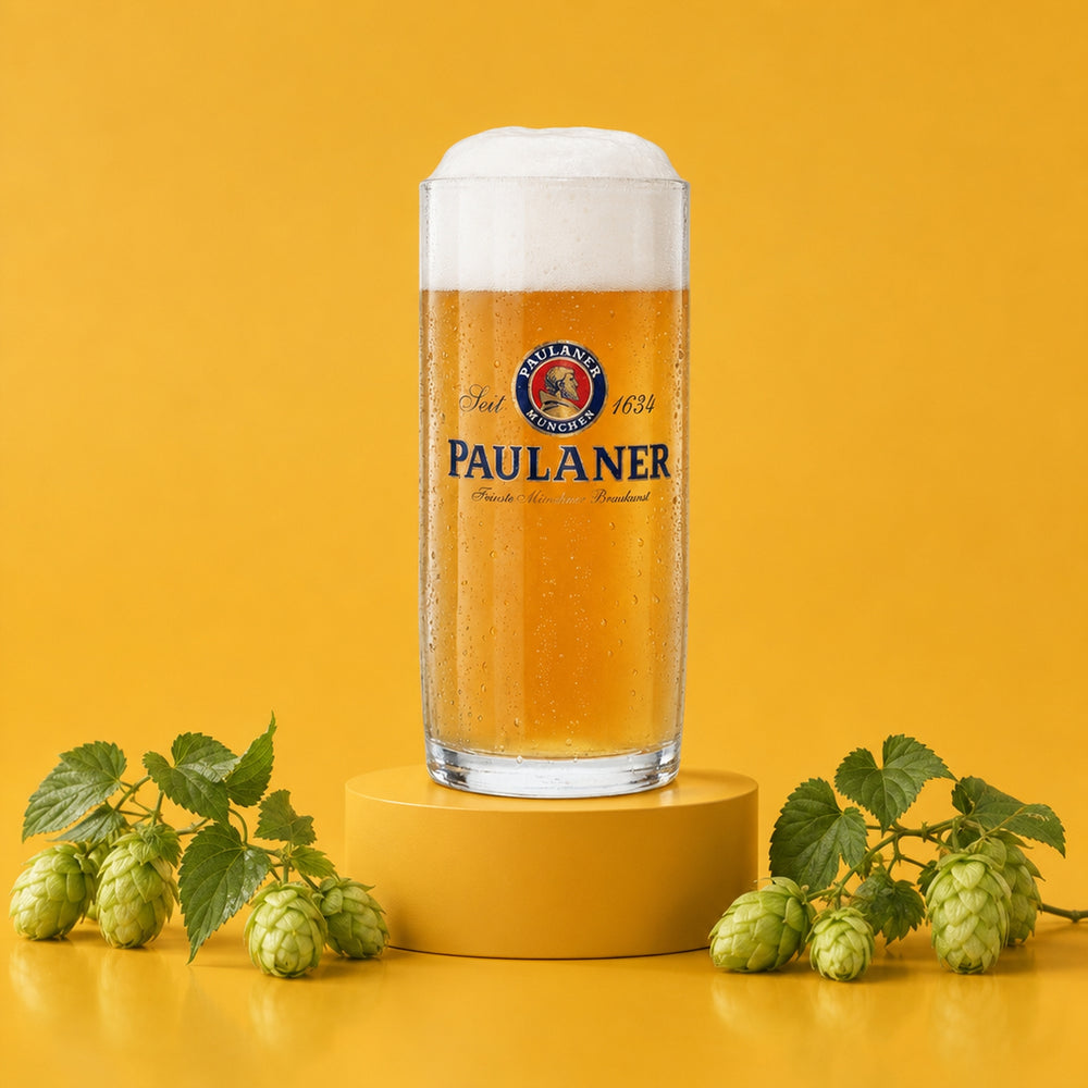 6 bicchieri da birra Paulaner 0,3 l boccale Pils Seidel Sahm Henkel bicchieri boccali Krüge Beer