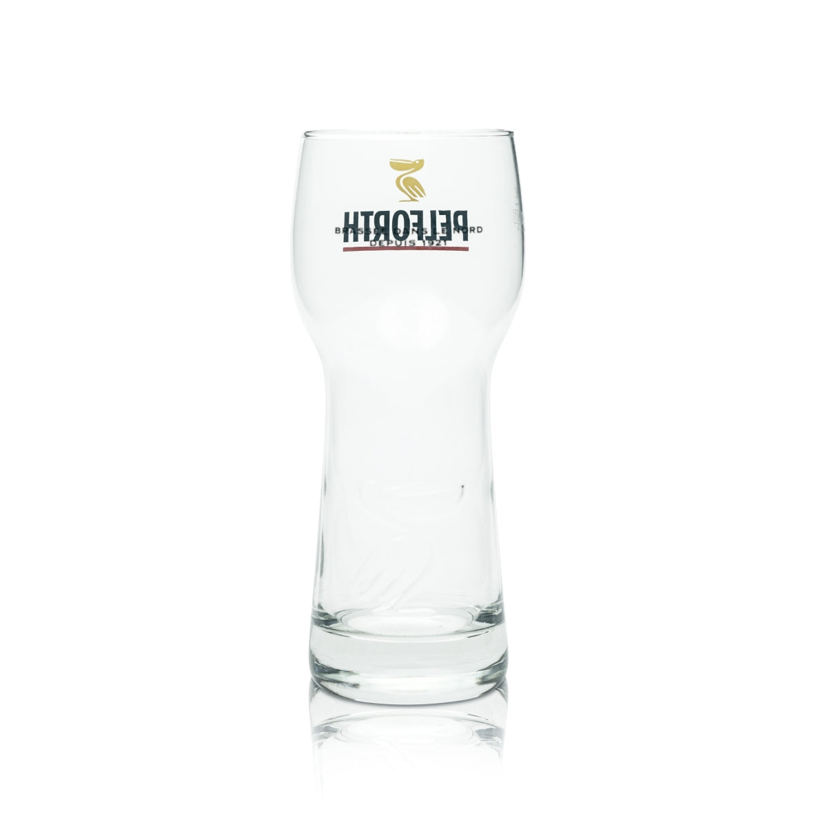 6 bicchieri da birra Pelforth 0,5 l con rilievo pellicano Birrificio Francia Beer Verre – Vista 3