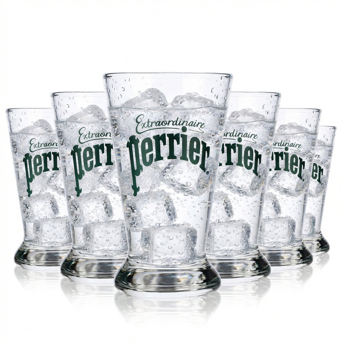 6 bicchieri da acqua Perrier da 0,25 l Bicchieri da acqua Tazza "Extraordinary"