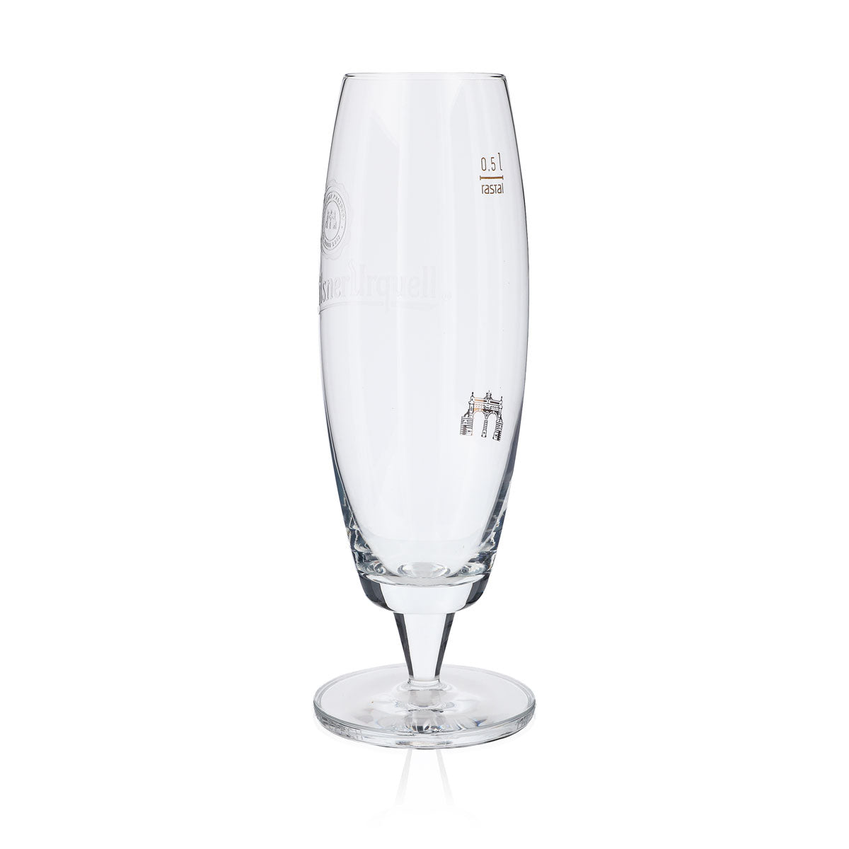 6 bicchieri da birra Pilsner Urquell da 0,5 l Bicchieri da birra Bicchiere a calice Rilievo sul piede – Vista 9