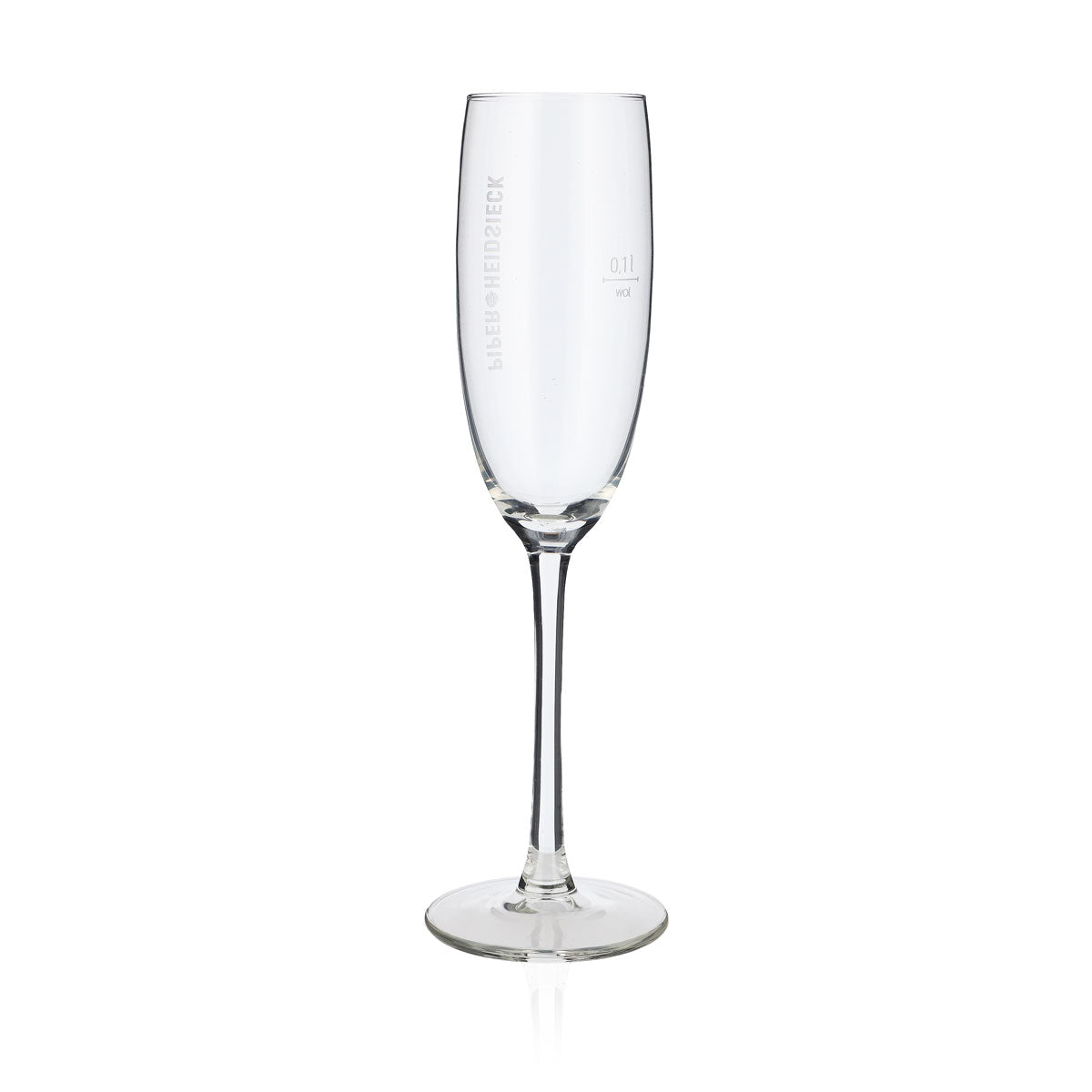 6 bicchieri da champagne Piper-Heidsieck 0,1 l flûte con logo satinato verticale – Vista 4