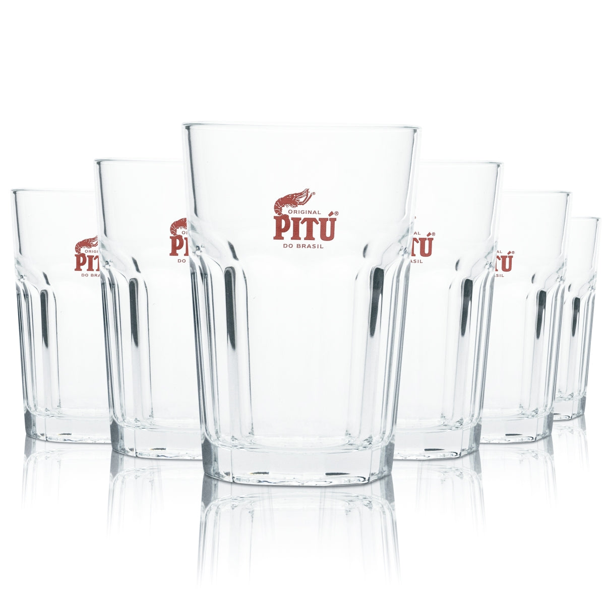 6 bicchieri da cocktail Pitu Cachaca 0,3 l per long drink Caipi Mojito Bar Gastro Rum – Vista 3