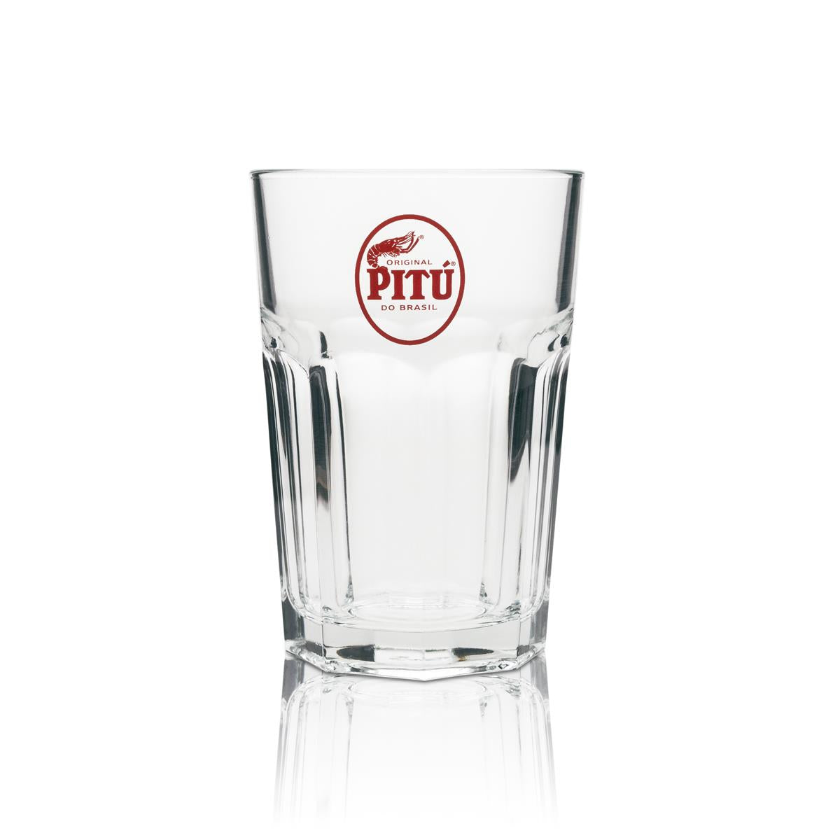 6 bicchieri da long drink Pitu Cachaca con logo rosso – Vista 2