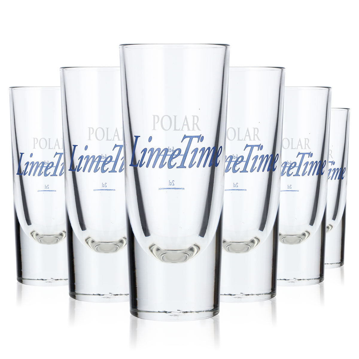 6 bicchieri da vodka Polar Vodka 2 cl/4 cl Bicchiere da long drink "Lime Time" Rastal – Vista 5