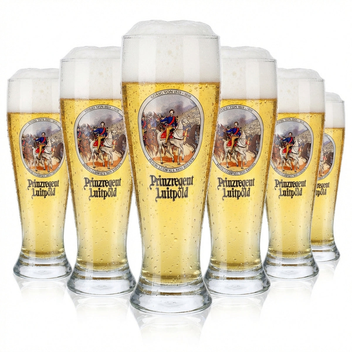 6 bicchieri da birra Prinz Luitpold 0,5 l Bicchiere da birra bianca Prinzregent Luitpold – Vista 2