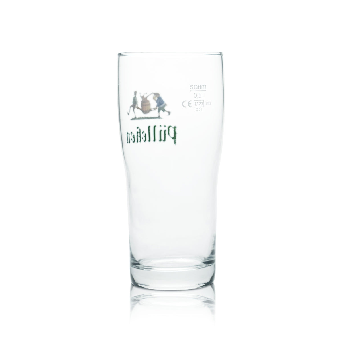 6 bicchieri da birra Pülleken in vetro da 0,5 l, bicchieri, boccali, trofei Brewhouse Helles Veltins – Vista 3