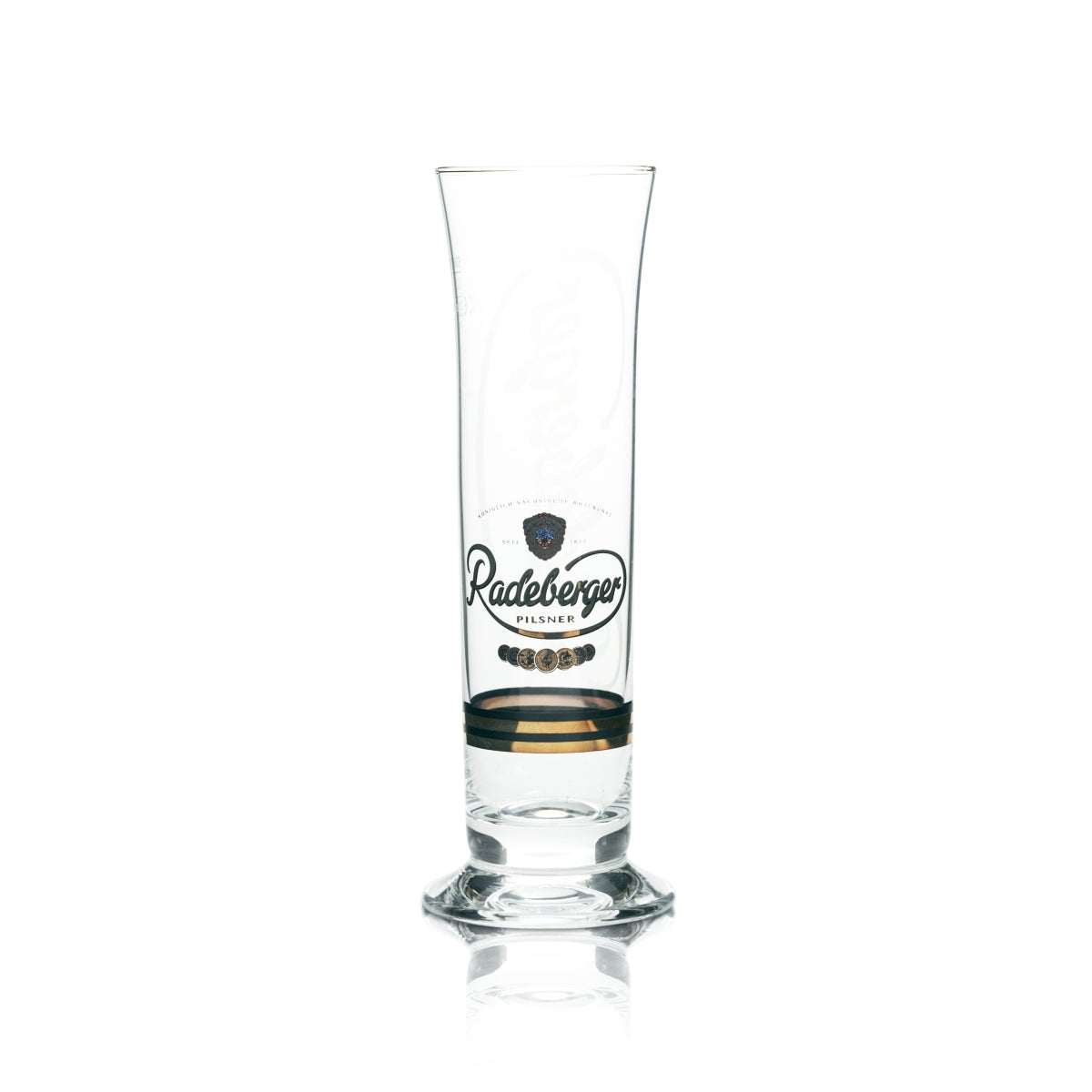 6 bicchieri da birra Radeberger 0,2 l a forma di coppa con logo e scena, birrificio, tulipano – Vista 2