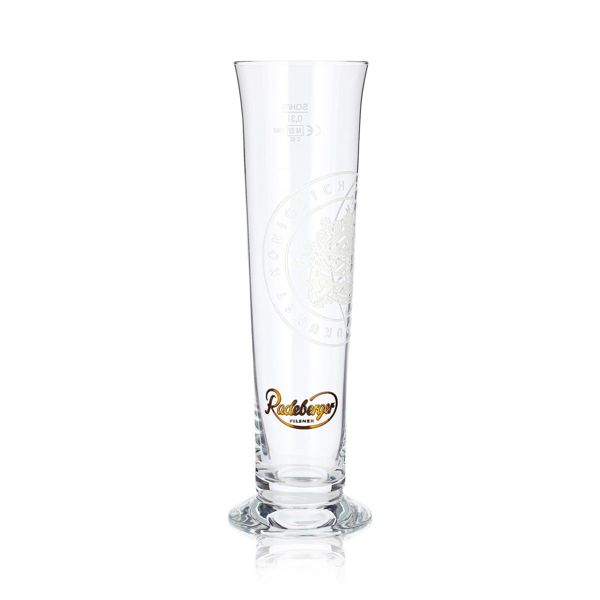 6 bicchieri da birra Radeberger da 0,3 l, modello "Pokal Sahm", arte birraria reale sassone (set da 6) – Vista 3