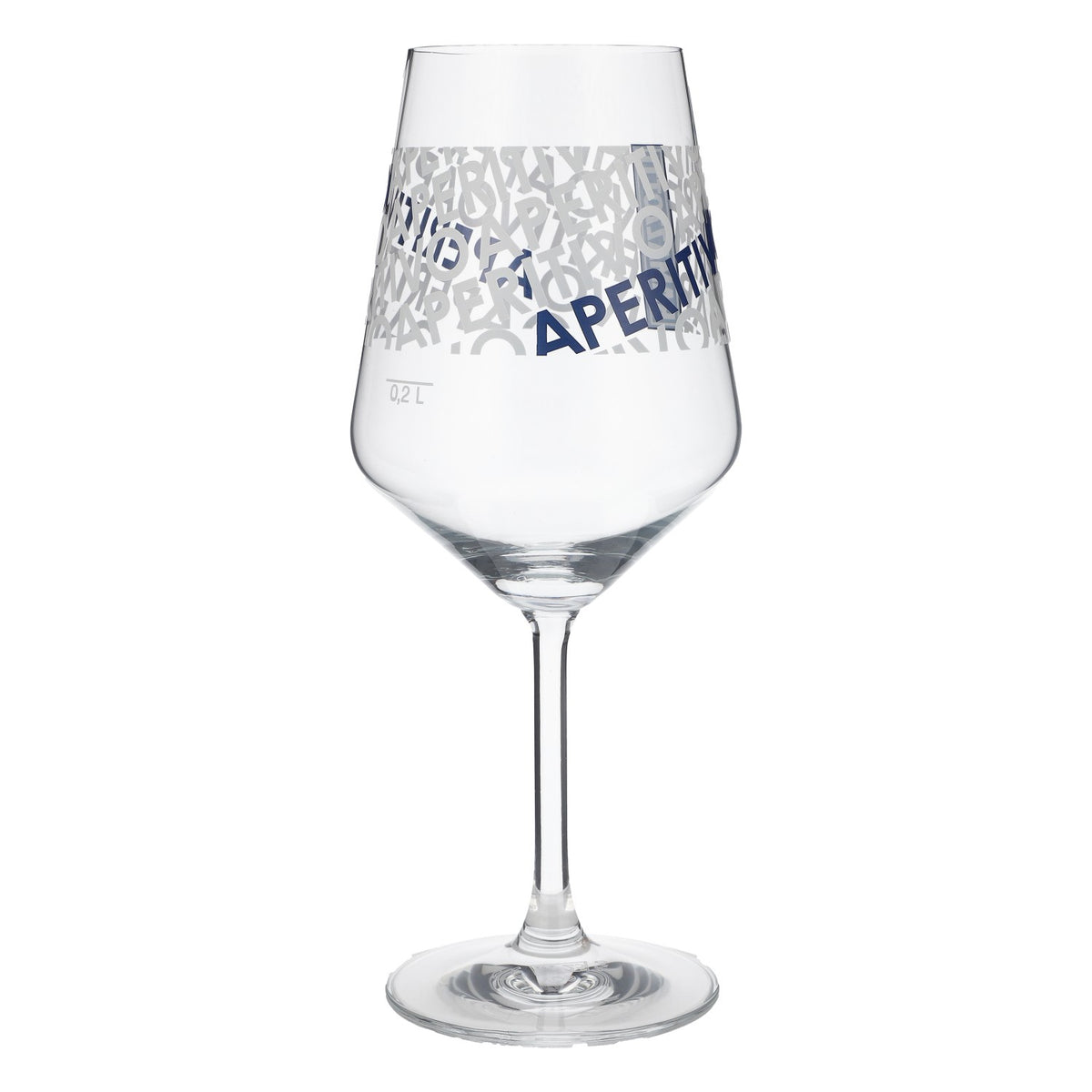 6 bicchieri da aperitivo Ramazzotti da 0,5 l calibrati con stelo e stampa Cocktail Spritz – Vista 5