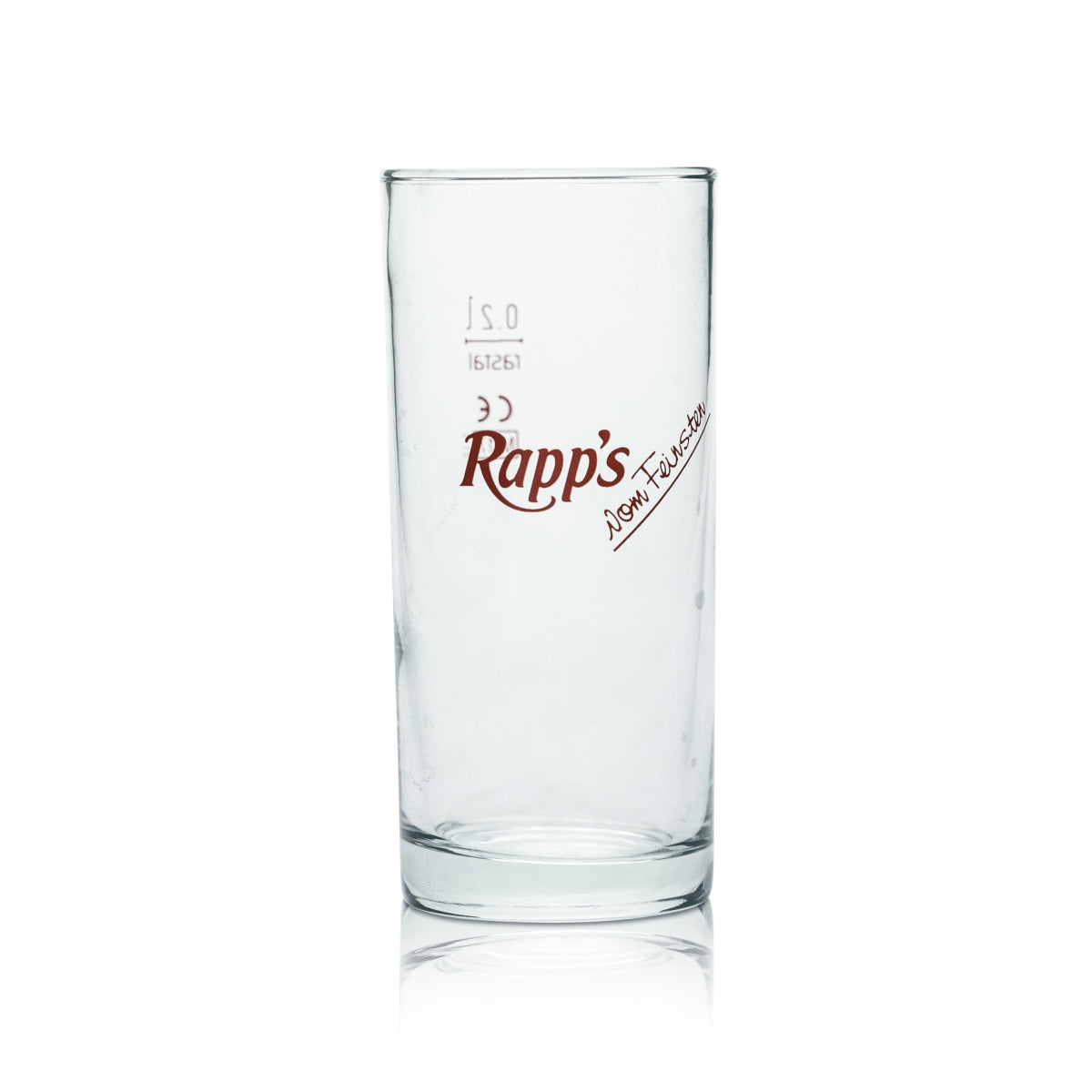 6 bicchieri Rapps in vetro da 0,2 l, bicchieri long drink, calibrati per uso gastronomico, per acqua, succhi e bevande analcoliche – Vista 2