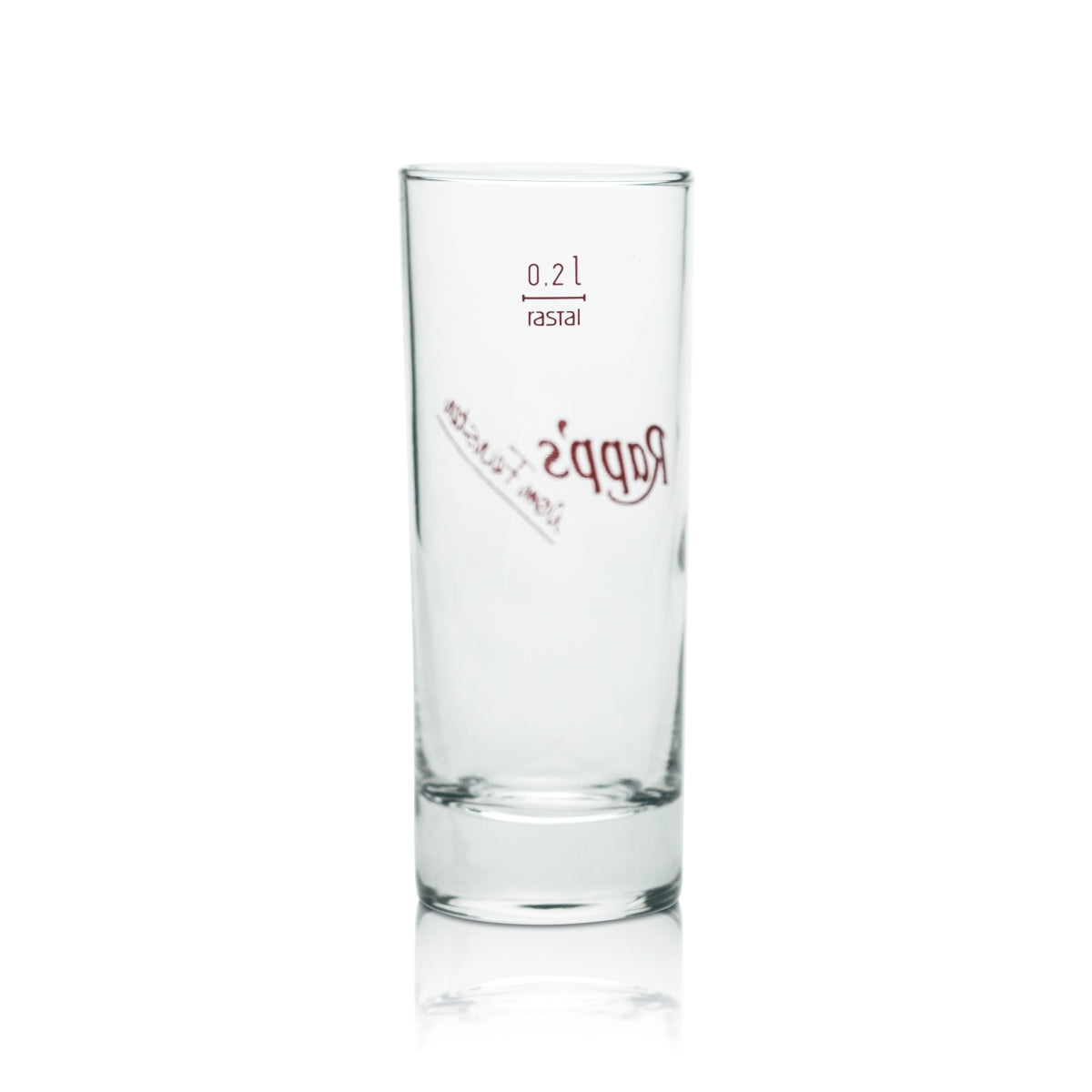6 bicchieri da long drink in vetro Rapps da 0,2 l, calibrati, per uso gastronomico, per succhi, acqua e bevande gassate – Vista 4