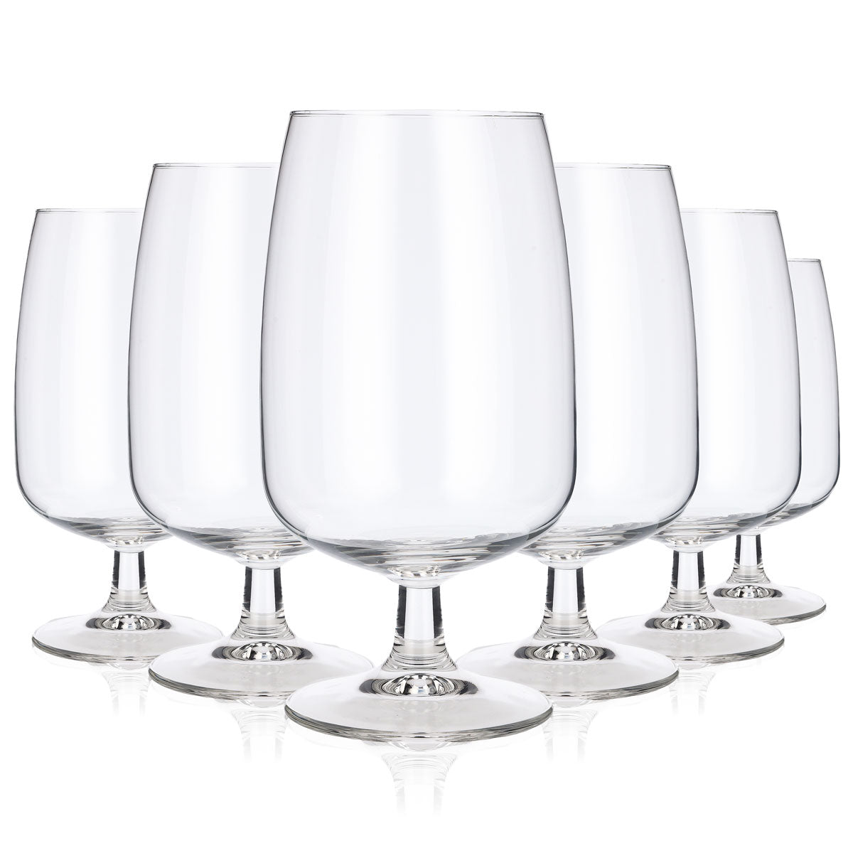 6 bicchieri da birra Rastal 0,5 l a forma di coppa – bicchiere universale senza logo, qualità professionale – Vista 3