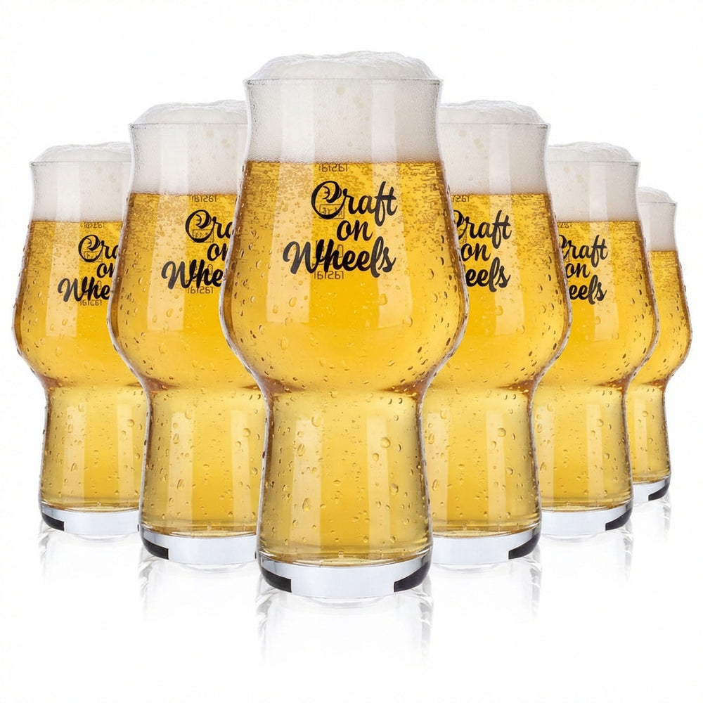 6 bicchieri Rastal da 0,4 l per birra artigianale "Craft on Wheels" Craft Master One