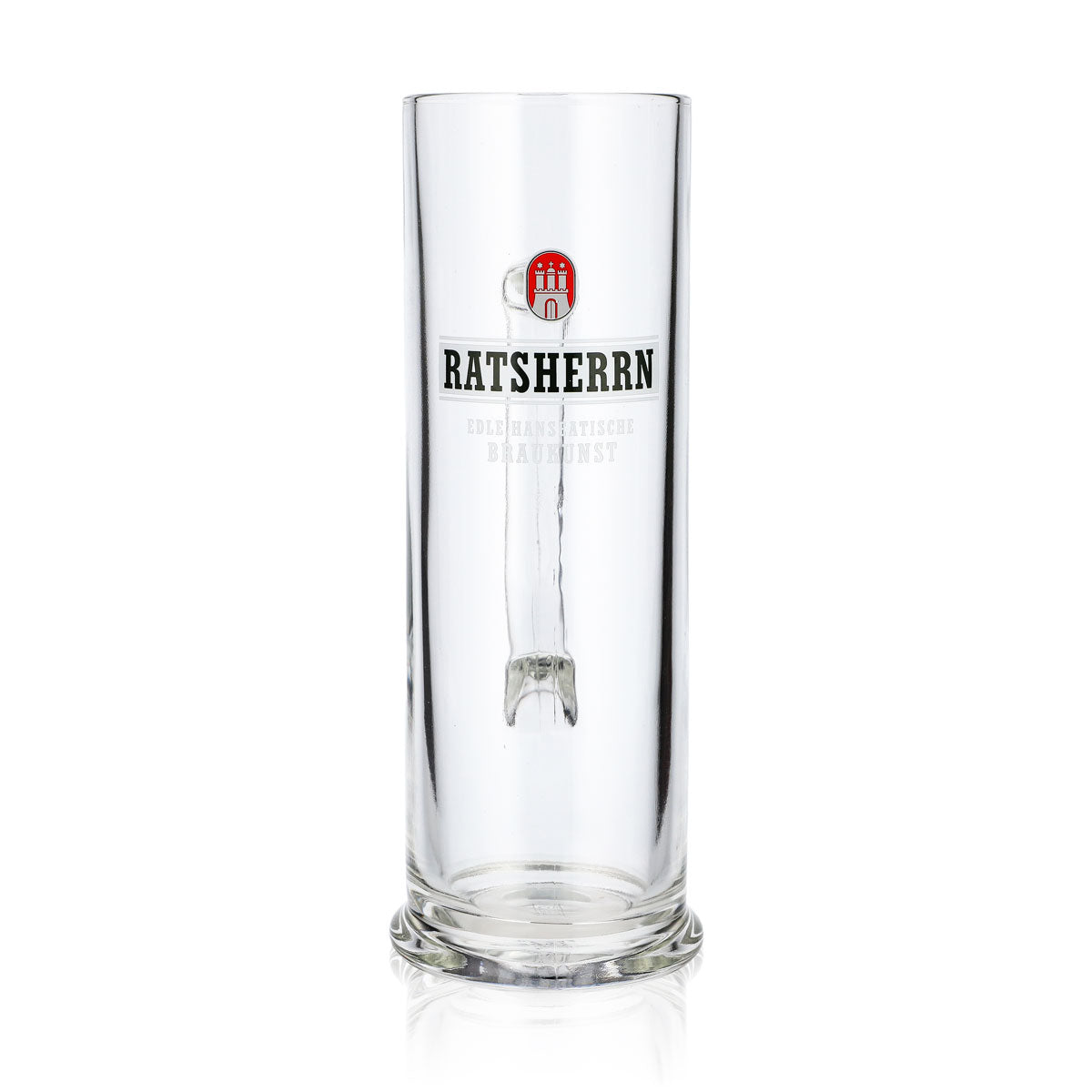 6 bicchieri da birra "Ratsherrn" con logo bianco "Hanseatische" (set da 6) – Vista 2