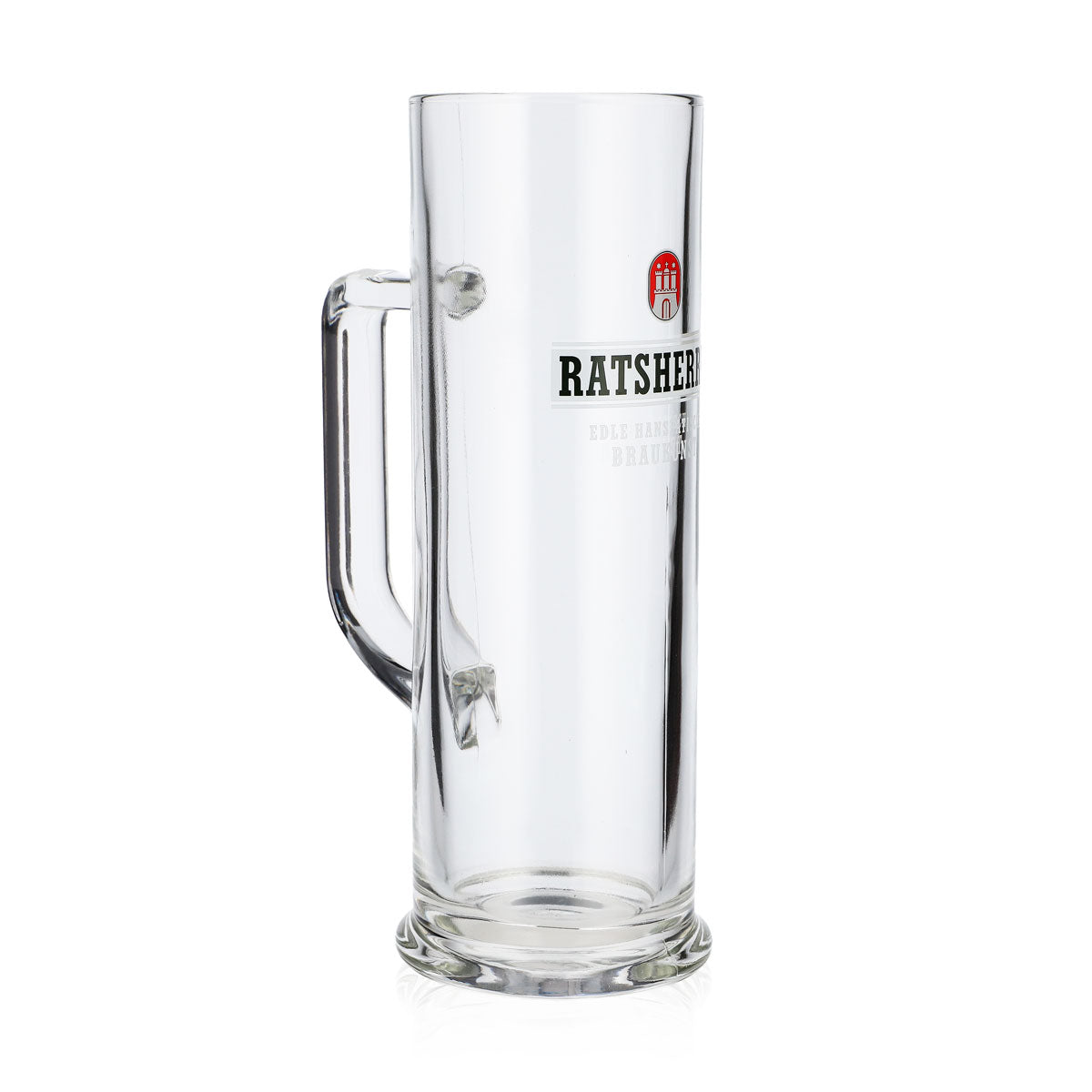 6 bicchieri da birra "Ratsherrn" con logo bianco "Hanseatische" (set da 6) – Vista 3