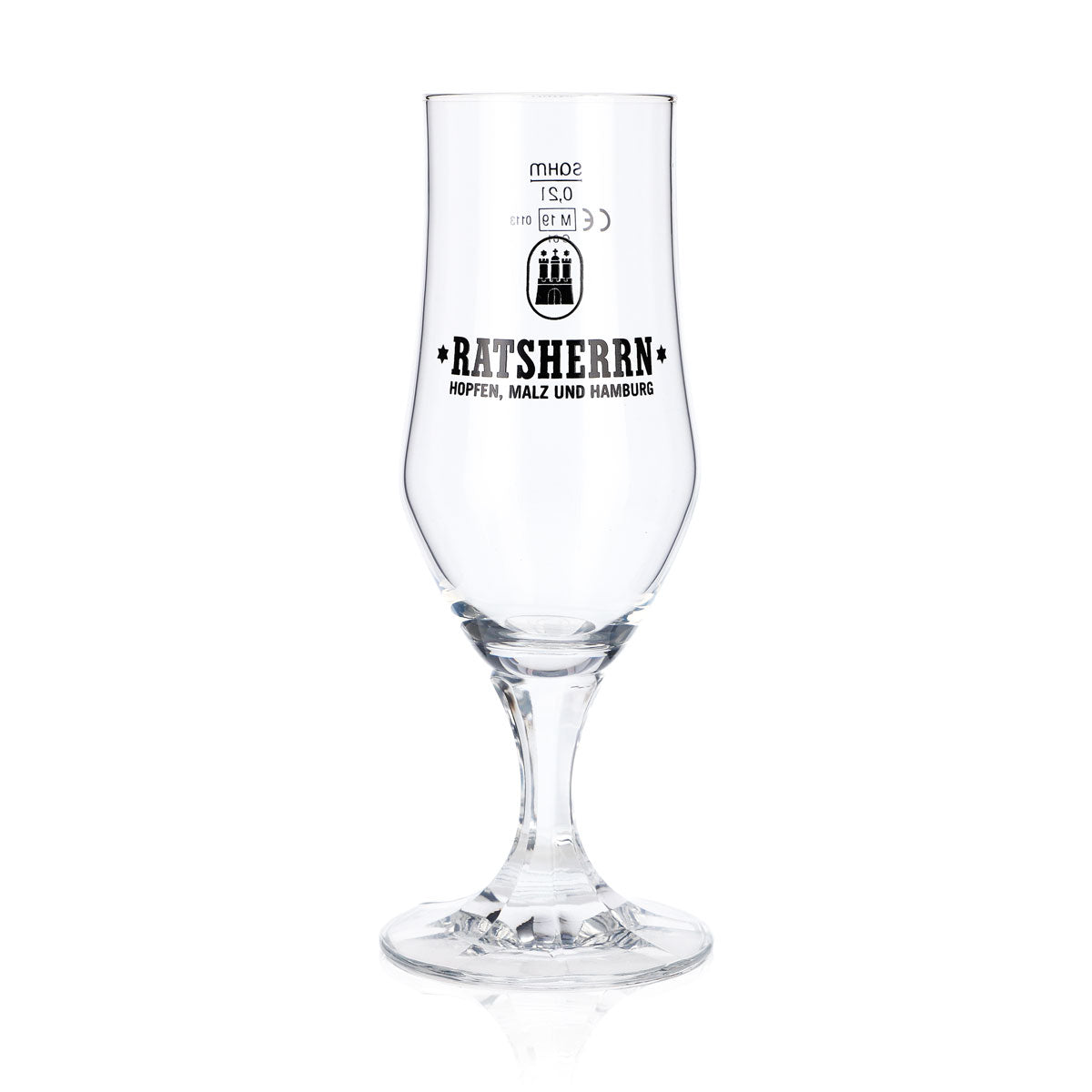 6 bicchieri da birra Ratsherrn da 0,2 l Hammerburg Birra Tulipano Coppa Set Birrificio Amburgo – Vista 2