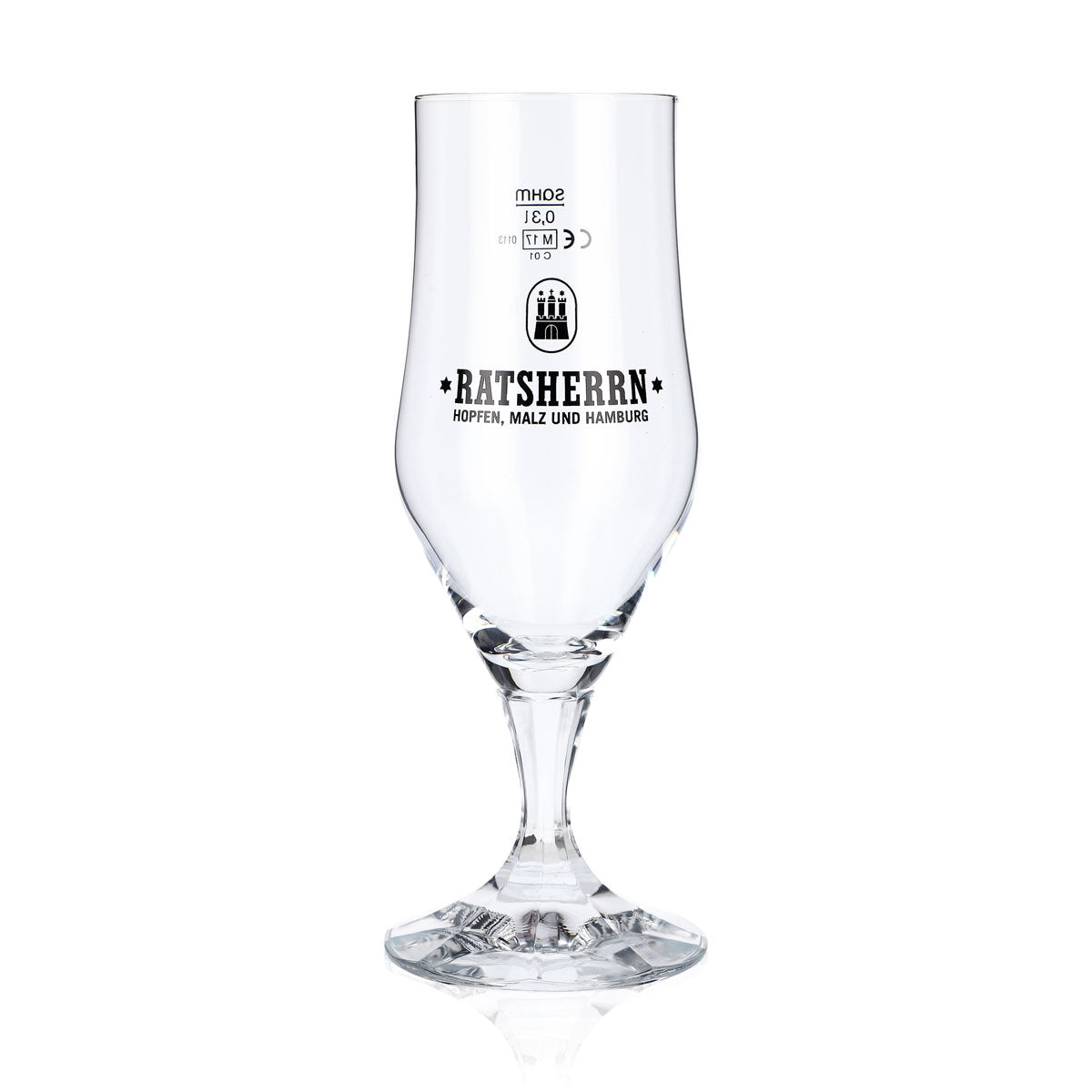 6 bicchieri da birra Ratsherrn da 0,3 l Hammerburg Birra Tulipano Coppa Set Birrificio Amburgo – Vista 3
