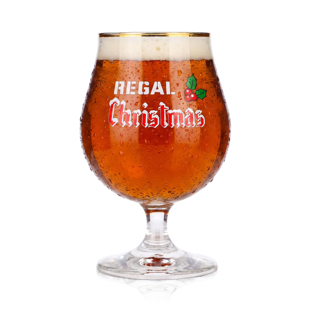 Set da 6 bicchieri da birra da 0,5 l "Christmas Pokal" con bordo dorato Durobor (set da 6) – Vista 2