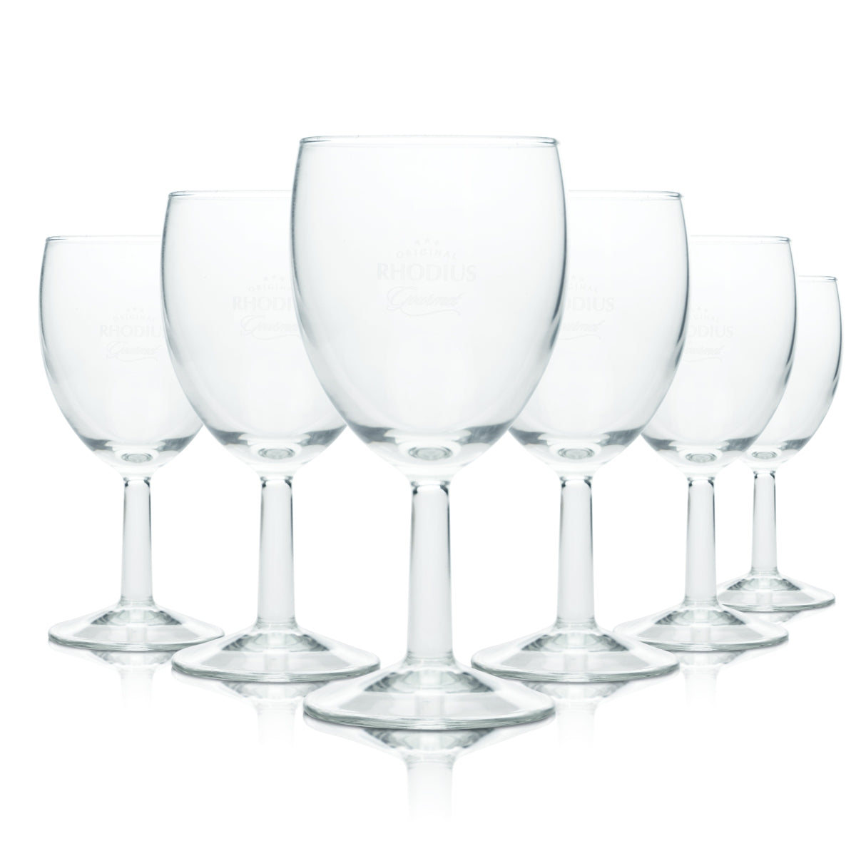 6 bicchieri da acqua Rhodius 0,2 l, calice, tulipano, flûte, bicchieri gourmet, minerali, bar