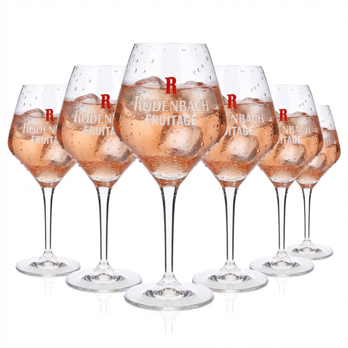 6 bicchieri da birra Rodenbach da 0,25 l Bicchieri da birra a forma di palloncino Bicchieri da sommelier "Fruitage"