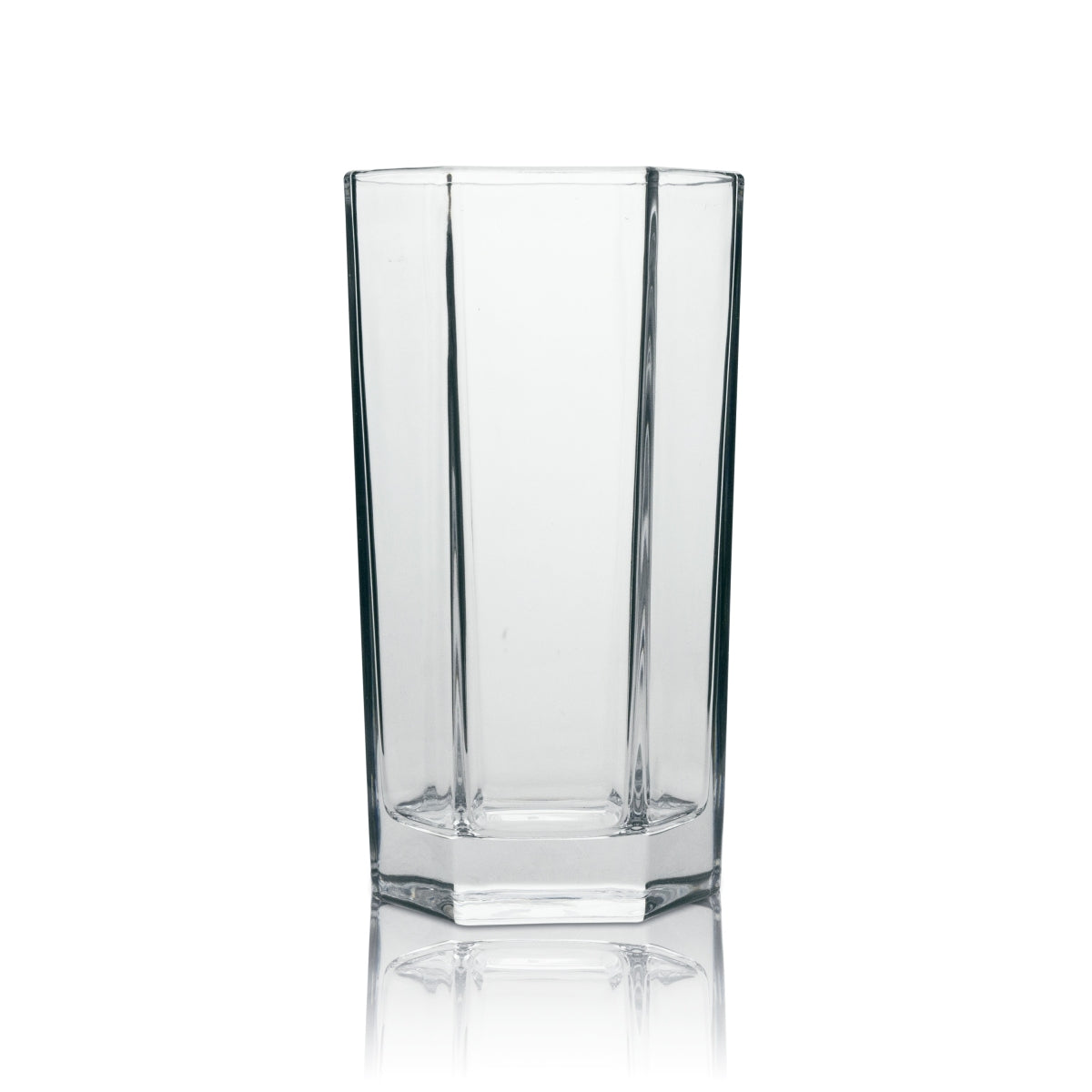 6 bicchieri Roku in vetro da 0,3 l con profilo esagonale per cocktail long drink, highball e gin tonic – Vista 2