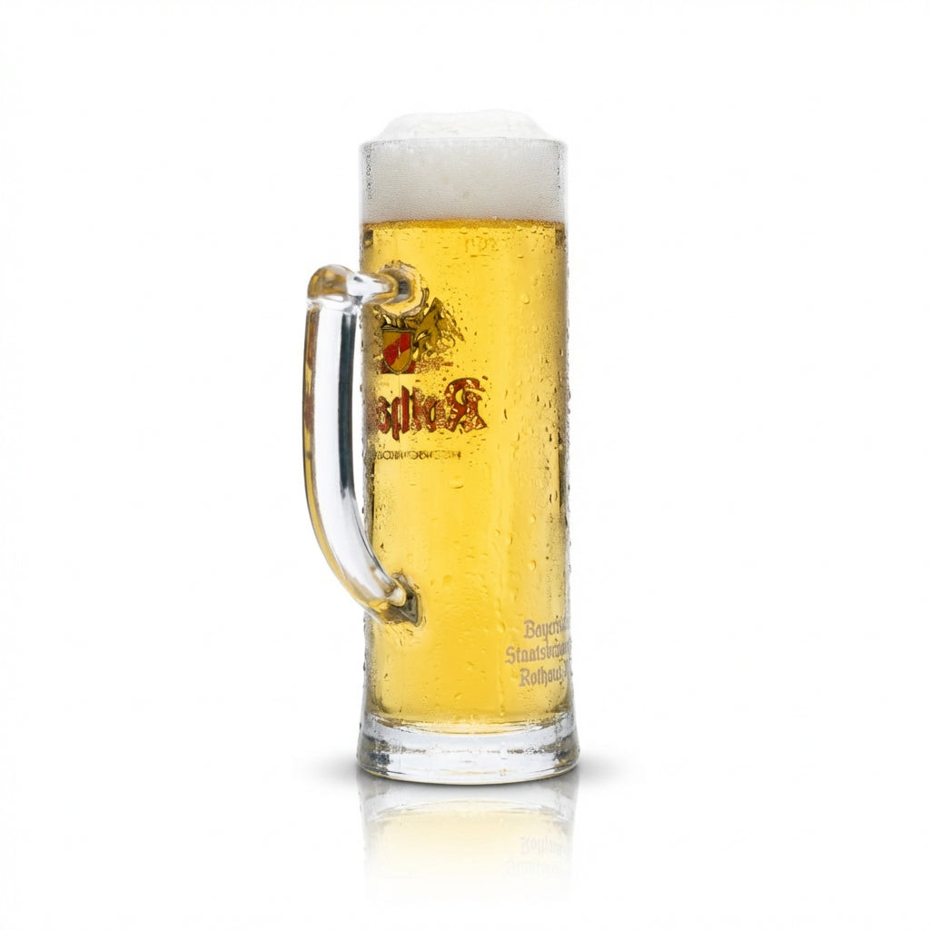 Bicchiere da birra Rothaus 0,5 l boccale Badner Seidel Bicchieri Birrificio Pils Zäpfle Gastronomia – Vista 3