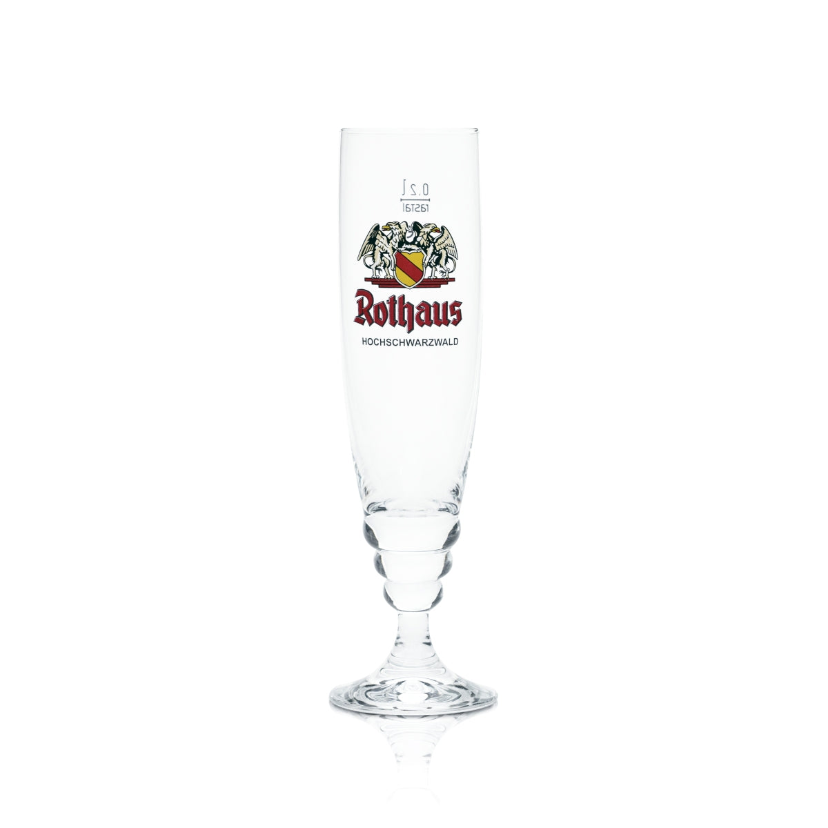 6 bicchieri da birra Rothaus da 0,2 l Set di bicchieri da birra Pilstulpe calibrati per la ristorazione – Vista 2