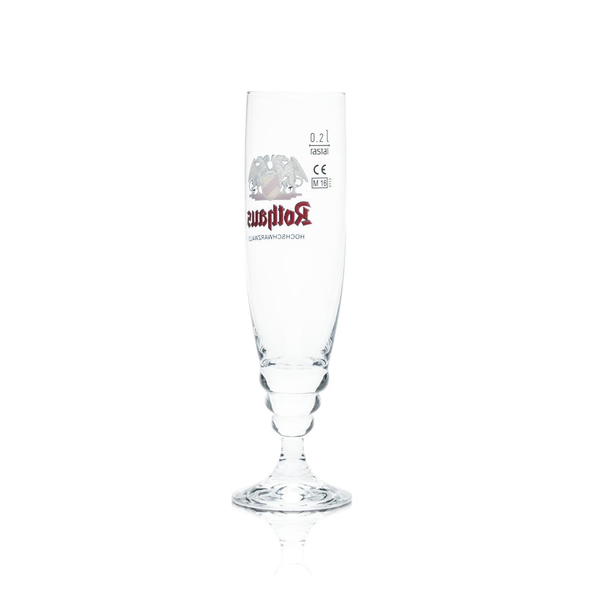 6 bicchieri da birra Rothaus da 0,2 l Set di bicchieri da birra Pilstulpe calibrati per la ristorazione – Vista 3