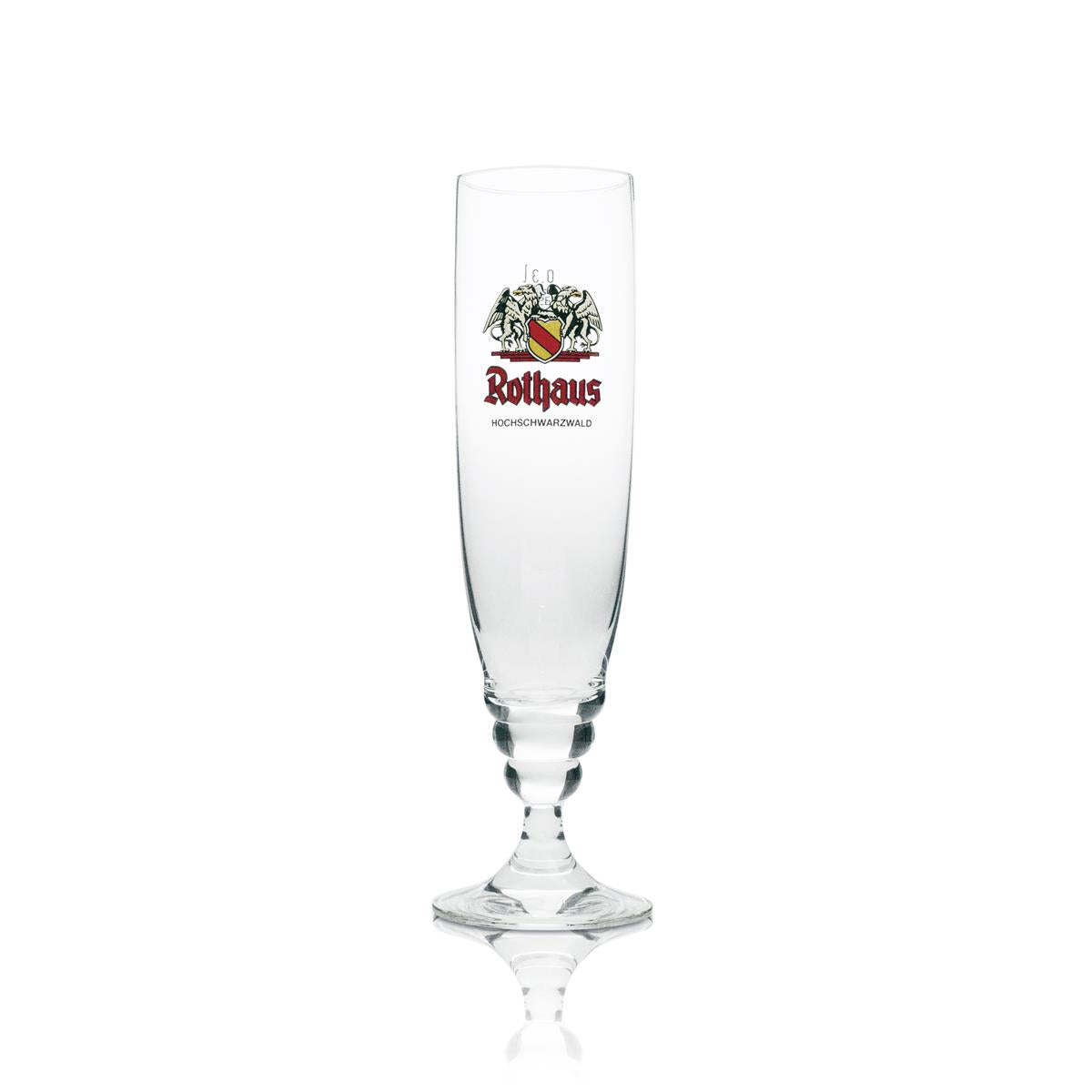 6 bicchieri da birra Rothaus da 0,3 l, eleganti bicchieri a calice, set di bicchieri da birra pilstner calibrati per la ristorazione – Vista 4