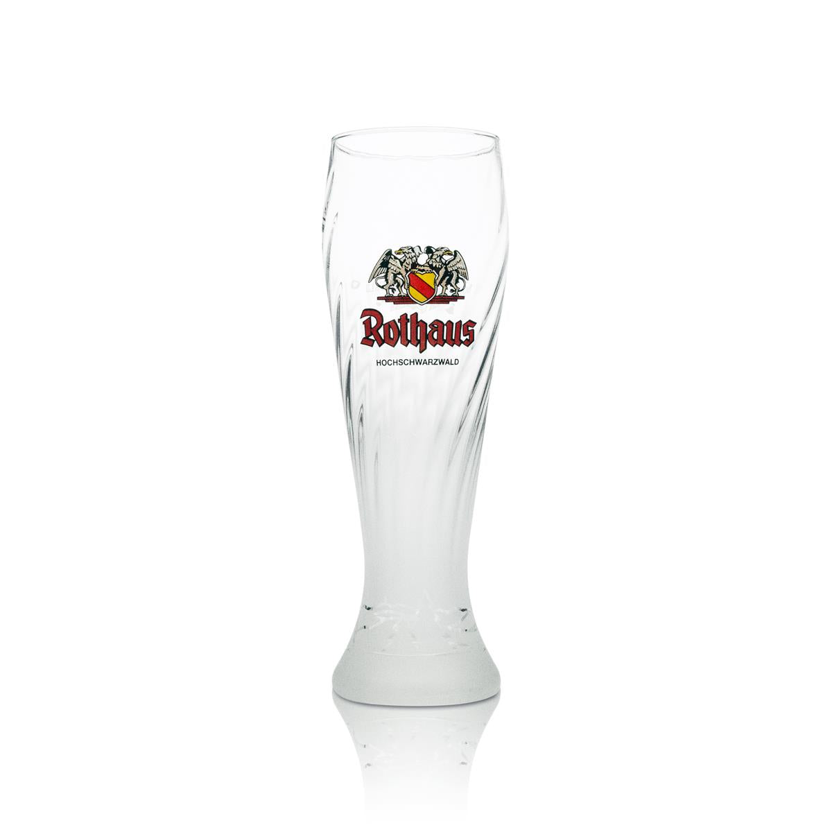 6 bicchieri Rothaus da 0,5 l per birra bianca Hefeweizen, design satinato, birrificio Baden – Vista 2