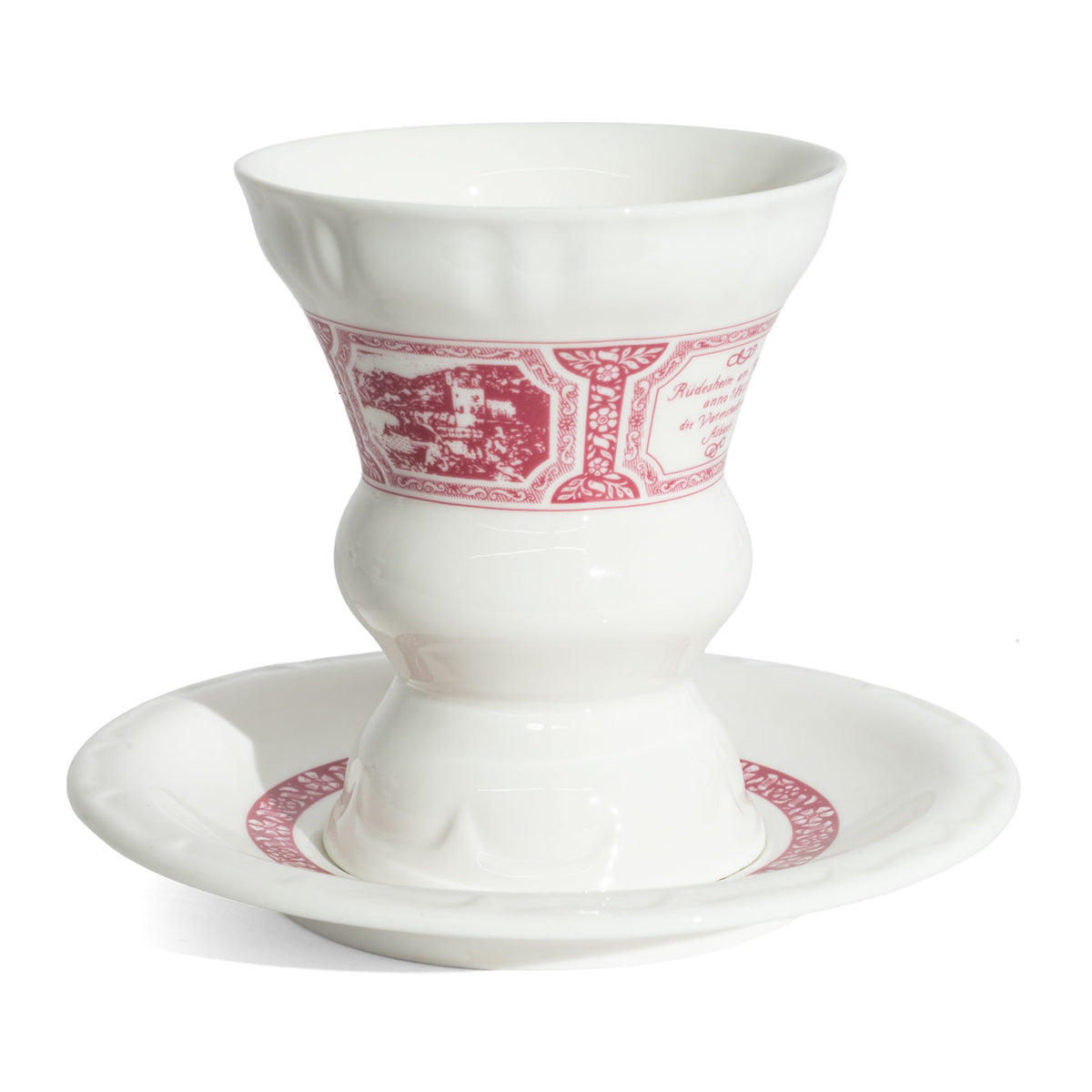 6x caffè Rüdesheimer Asbach Collection tazza in ceramica da 0,26 l + piattino – Vista 2