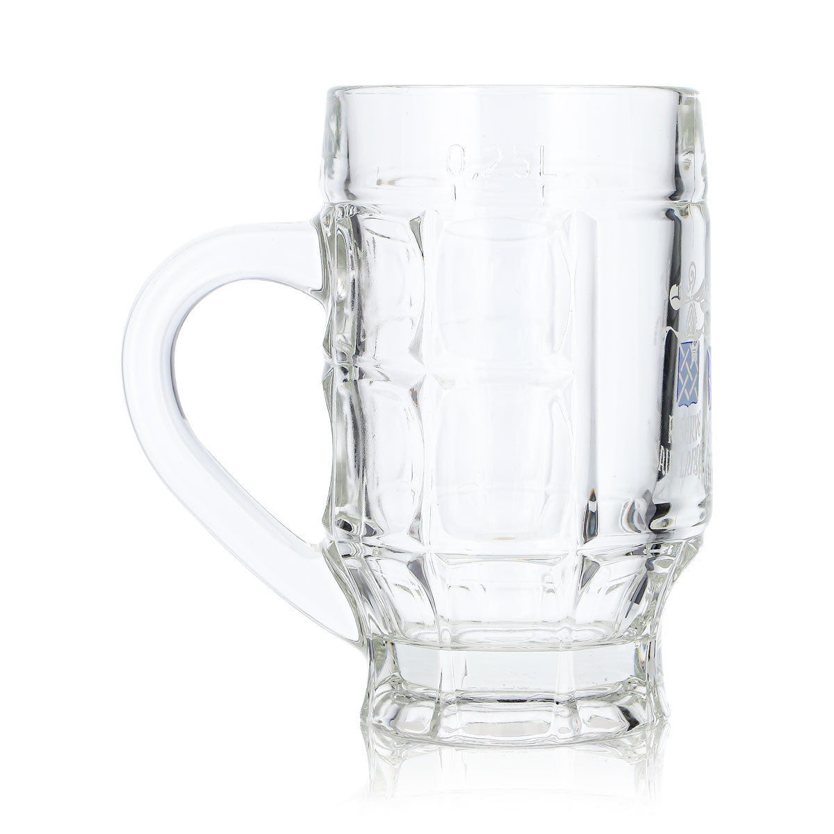 6 bicchieri da birra Saint Landelin da 0,25 l, con scritta bianca (set da 6) – Vista 5