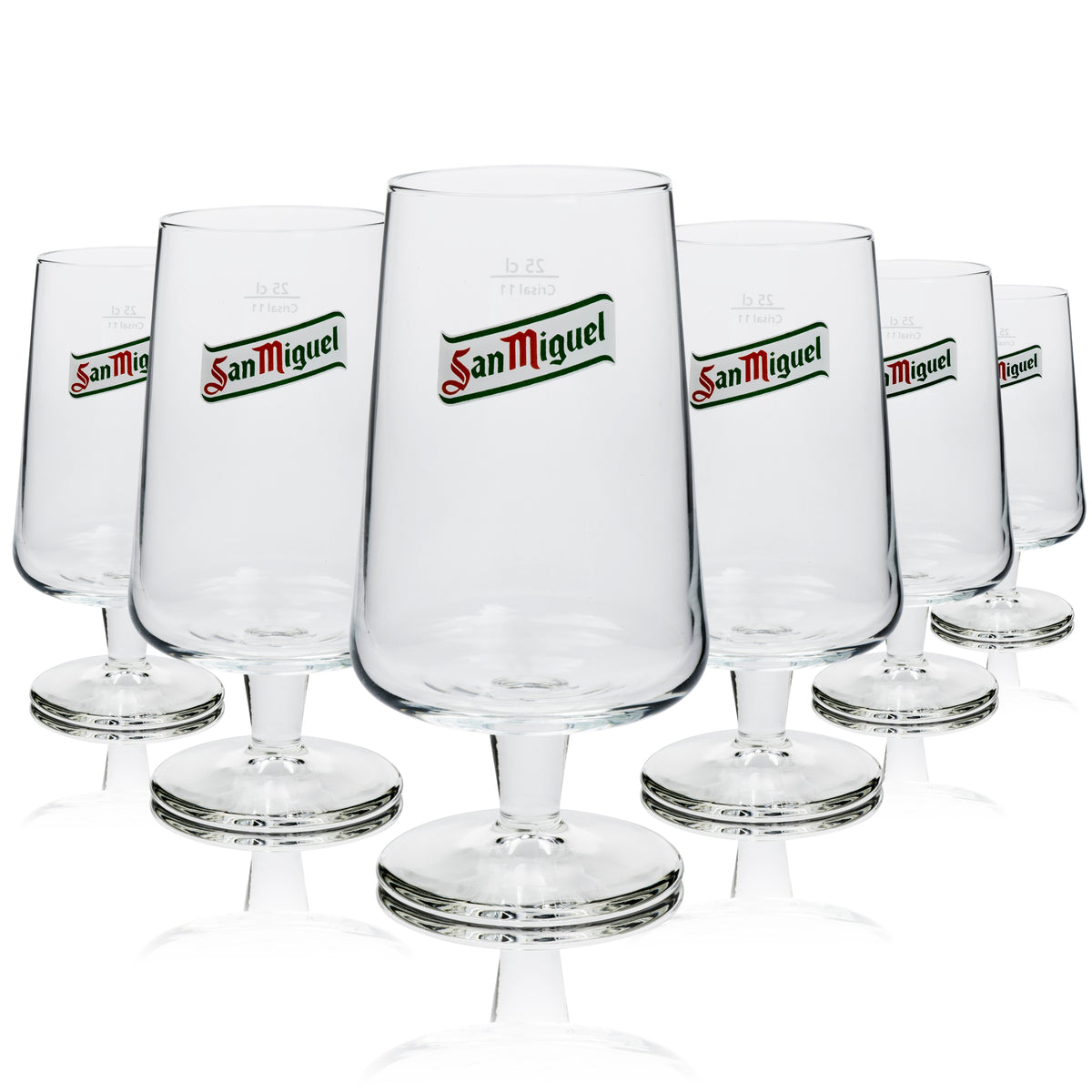 6 bicchieri da birra San Miguel 0,25 l Copas Pokal – Vista 4