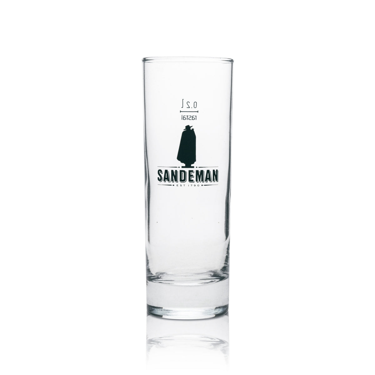 6 bicchieri da vino Sandeman Longdrink 200 ml con logo nero – Vista 2