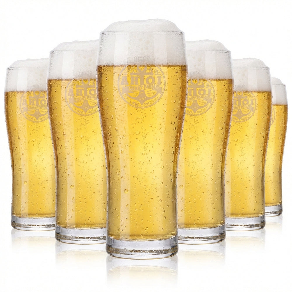 6 bicchieri da birra Sankt Pauli 0,3 l Ahoi Willibecher Set di bicchieri Reeperbahn Kiez Kneipe