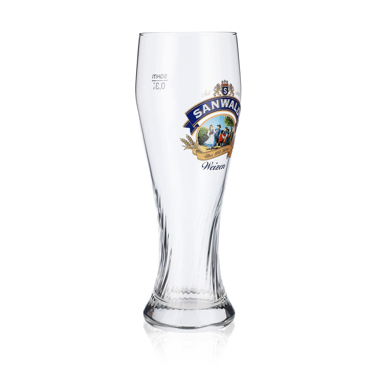 6 bicchieri da birra Sanwald 0,3 l Bicchieri da birra in vetro Bicchieri Sahm Riegsee – Vista 3