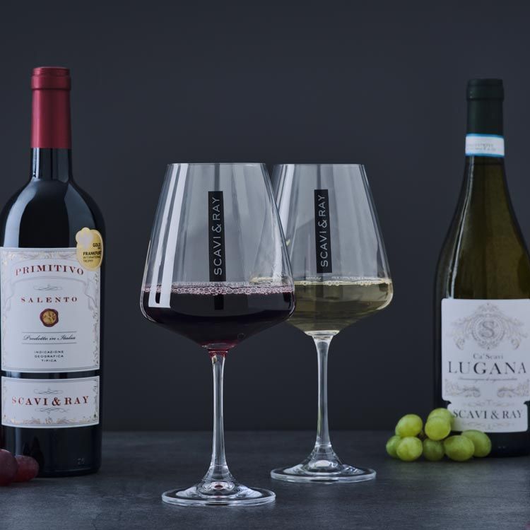 6 bicchieri da spumante Scavi & Ray 0,2 l bicchieri da vino Prosecco Champagne Friz rosso bianco – Vista 3
