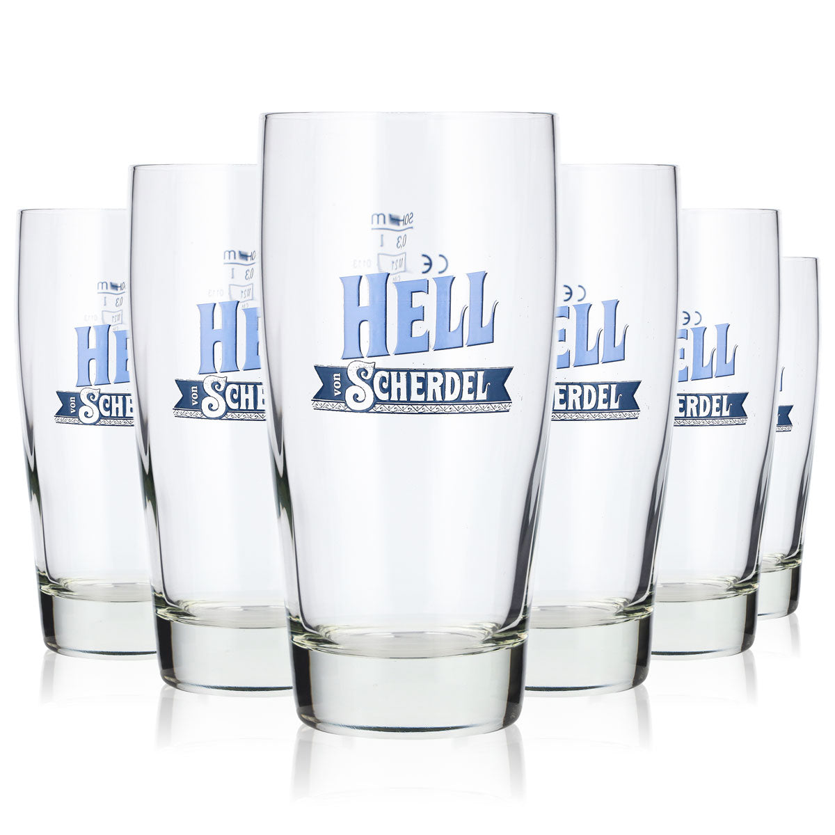 6 bicchieri da birra Scherdel Willibecher 0,3 l Bicchiere "Hell" Sahm – Vista 5