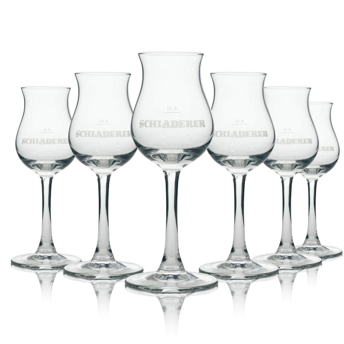 6 bicchieri da grappa Schladerer 2/4 cl