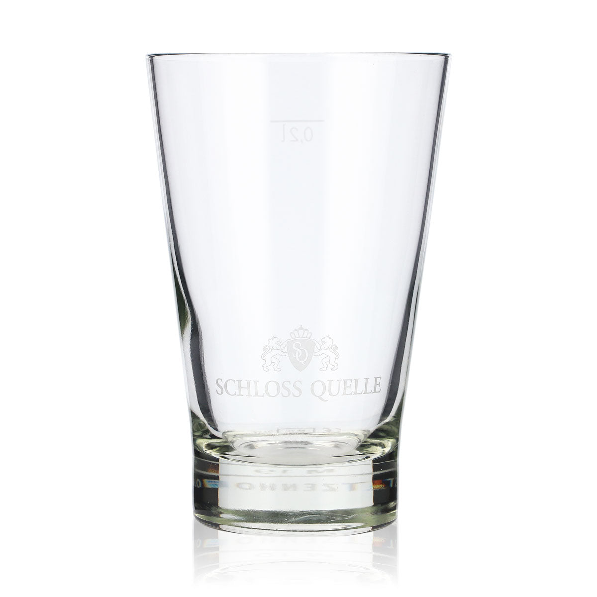 6 bicchieri Schloss Quelle Wasser da 0,2 l Bicchieri da acqua Tazza a forma di V – Vista 2