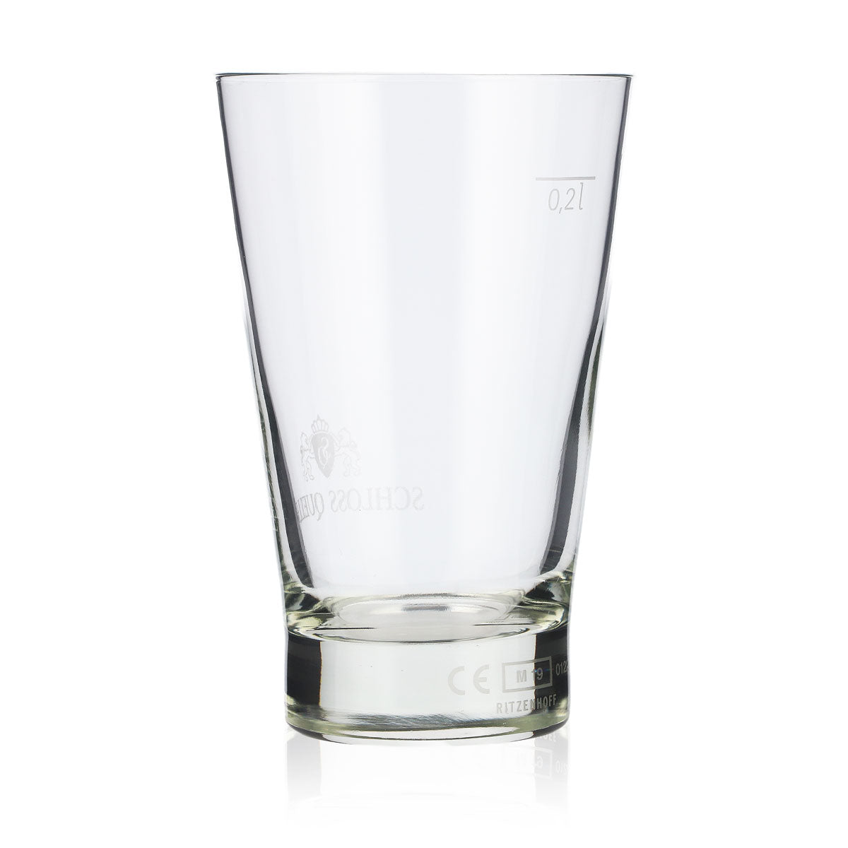 6 bicchieri Schloss Quelle Wasser da 0,2 l Bicchieri da acqua Tazza a forma di V – Vista 4