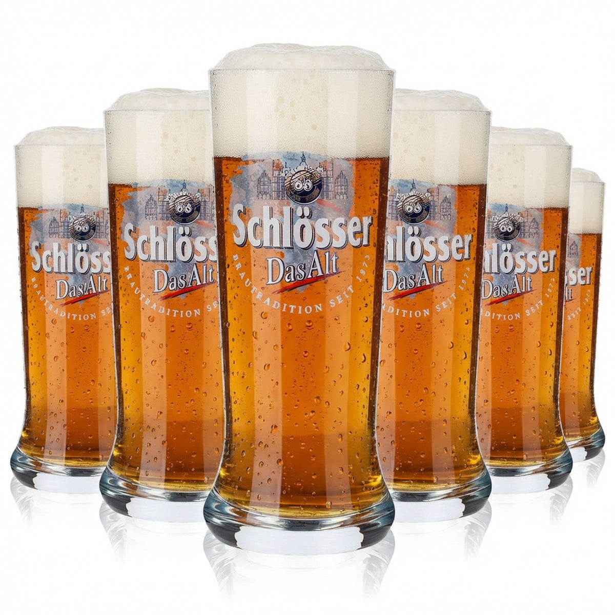 6x lucchetti Bicchiere da birra Alt 0,25 l Tazza "Cool & Fresh" Lausitz