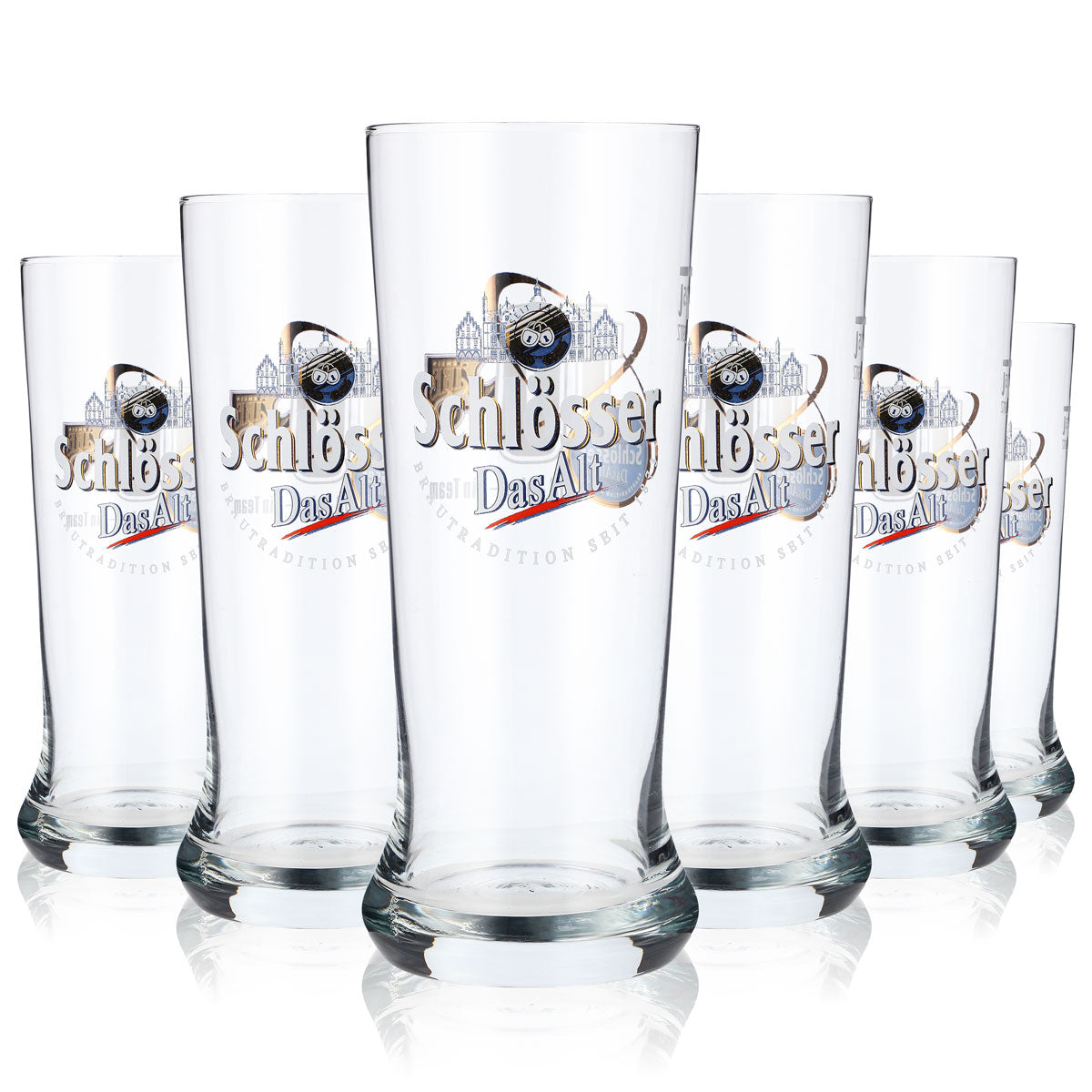 6x bicchieri da birra Alt Bier da 0,25 l Bicchieri da birra "10 anni" – Vista 6